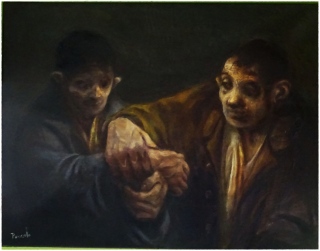 mea culpa, mea culpa - PEINTURES ET DESSINS