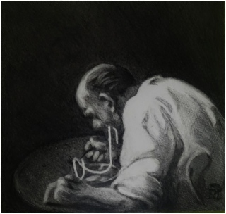 le mangeur de spaghettis - Dessins sur papier